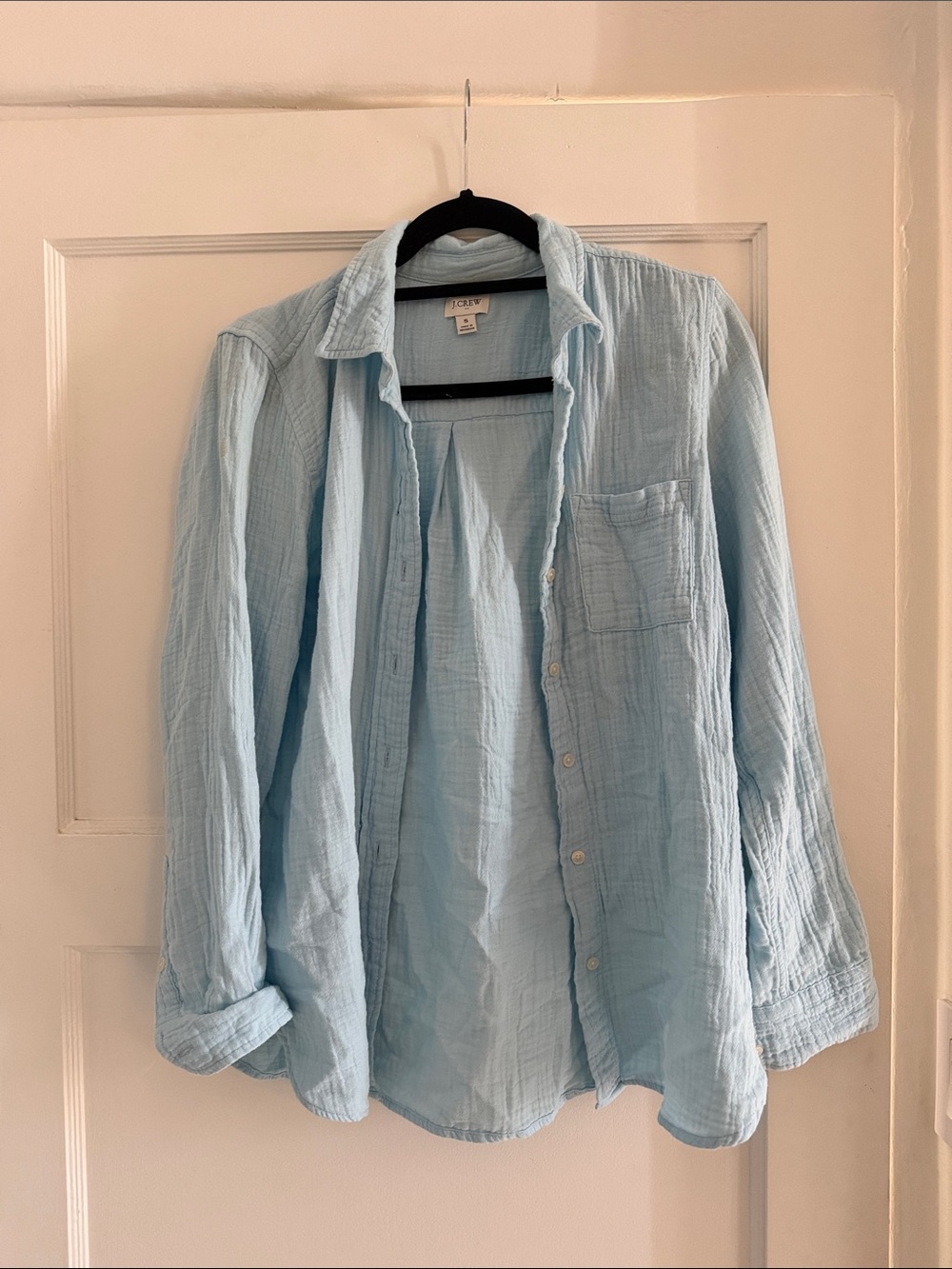 J. Crew Light Blue cotton button down